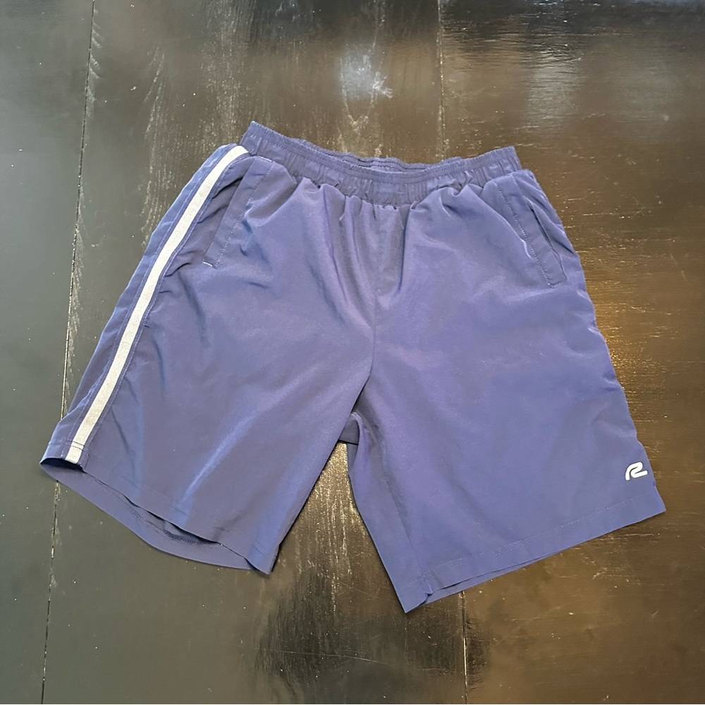 RoadRunner Large Blue Nylon Shorts Athletic Hiking Running Gym Outdoors